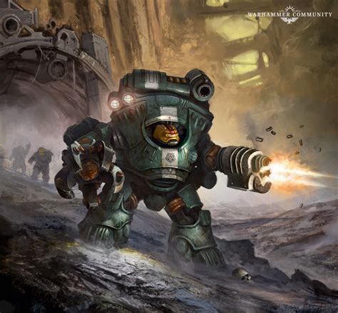 warhammer squats|The Squats Make Battlesuits Out of Mining Equipment .
